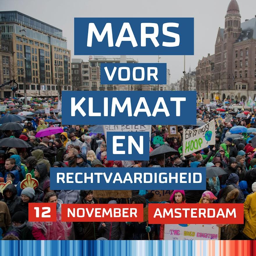 Mars voor klimaat en rechtvaardigheid  zondag 12 november 2023